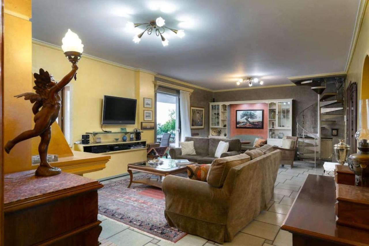 165 Sm Penthouse Maisonette Apartment Афіни Екстер'єр фото