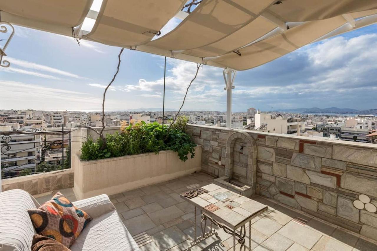 165 Sm Penthouse Maisonette Apartment Афіни Екстер'єр фото
